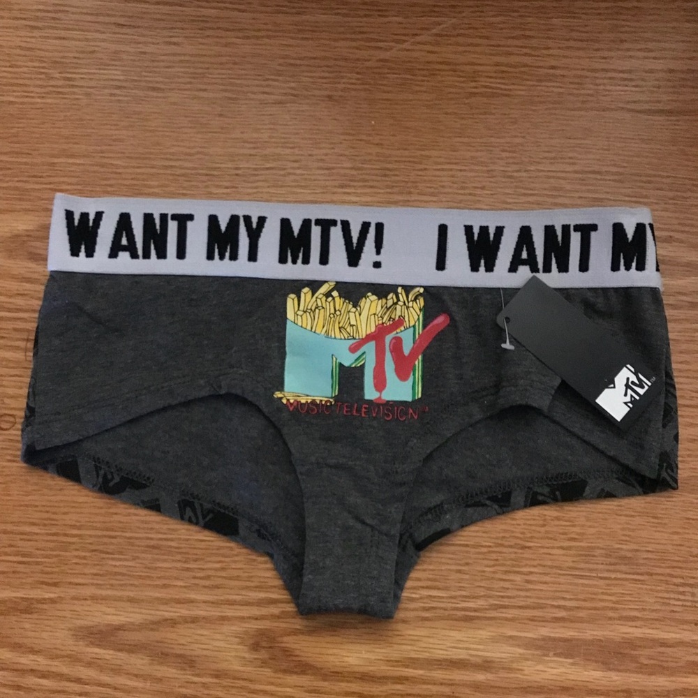 “I Want My MTV!” Hipster Panties [NWT]